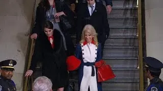 Dignitaries arrive for President-elect Trump's inauguration
