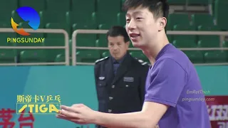 So satisfying to hear the sound of Ma Long's techniques