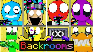 TROVA TUTTI i RAINBOW FRIENDS su BACKROOMS MORPH SIMULATOR su ROBLOX ITA!!