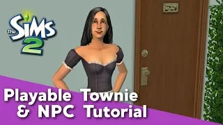 How to Make a Townie Playable in Their Own Household | The Sims 2 Tutorial