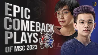 Epic Comeback Plays of MSC 2023