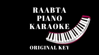 Raabta | Agent Vinod | Piano Karaoke | Original Key