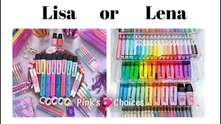 LISA OR LENA💖[School Supplies] |||Pinks Choices