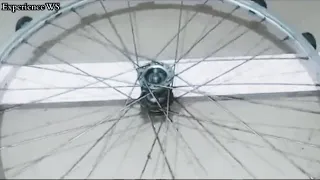 How to produce | Free Energy using Cycle wheel | and permanent magnet activity. Expiriance WS