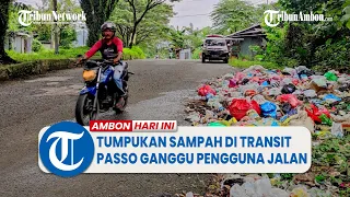 Berhari-hari Tak Diangkut, Tumpukan Sampah di Kawasan Transit Passo Ganggu Pengguna Jalan