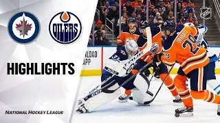 NHL Highlights | Jets @ Oilers 3/11/20