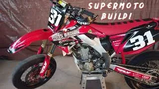 SWEET SUPERMOTO BUILD!! - Honda CRF250R