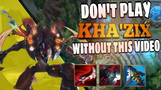 Wild Rift Gameplay | Don't Play Kha'zix Without This Video | Kha'zix Gameplay (UNCUT) | Kazue