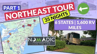 Northeast Tour Part 1 | 35 Nights | 6 States | 1,600 RV Miles