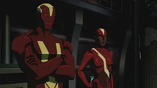 Young Justice Is Defeated By Red Tornado Family