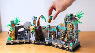 Building the LEGO Indiana Jones Temple of the Golden Idol (the 2023 set!)