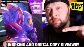 Ant-Man and Wasp Quantumania 4K Blu ray Steelbook Unboxing | Digital Copy Giveaway