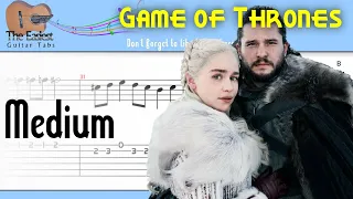 Game of Thrones - Theme Guitar Tab