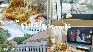 uni diaries ep.04 🏫🍝 finals week pt 1 | last week of freshman year at MFU ♡