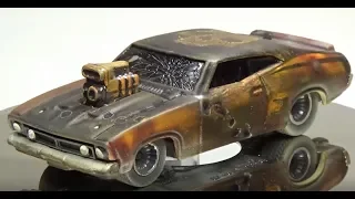 Mad Max / Gas Lands Custom Hot Wheels 73 Ford Falcon XB