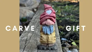 DIY Valentine Gnome Carving Tutorial