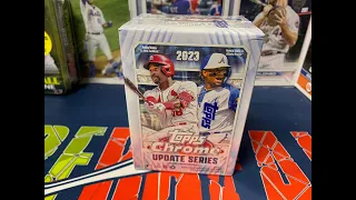 Opening a Blaster Box Of 2023 Topps Chrome Update Series! Can We Get Lucky With The Parallels?