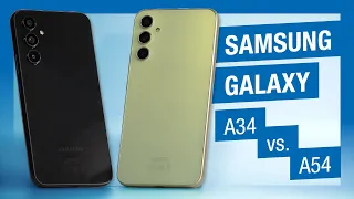 Samsung Galaxy A54 5G & Galaxy A34 5G - Vergleich (deutsch)