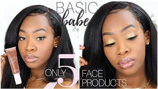 Basic Babe: TINTED Moisturizer Makeup Tutorial | Only 5 Face PRODUCTS | Maya Galore