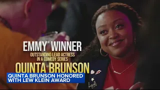 'Abbott Elementary' star Quinta Brunson honored with prestigious award at Temple University