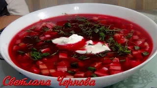 Холодный свекольник-неимоверно вкусный летний суп