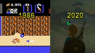 Evolution of Graphics of The Legend of Zelda  1986 - 2022