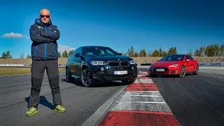 Tesla Model S P85D Vs. BMW X6M