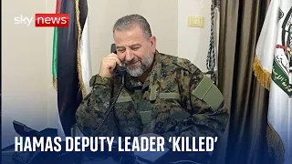 Hamas deputy leader 'assassinated' in Beirut | Israel-Hamas war