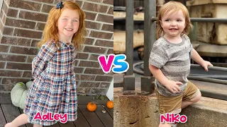 Adley (A for ADLEY) vs NiKO (NiKO Bear) From 0 to 8 Years Old ★ 2022