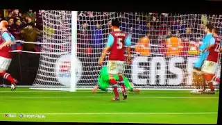 2 cracking goals from noble and neymar barca 5 hammers 4 fifa16