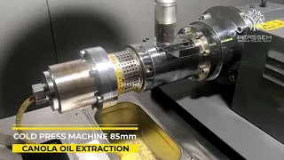 Cold press machine 85mm - Canola oil extraction