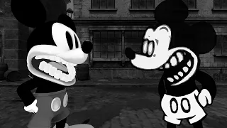 Mickey Mouse FNF 3D and 2D Animation Comparison