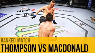 EA Sports UFC 2 | Stephen Thompson vs Rory MacDonald | Online Ranked Match