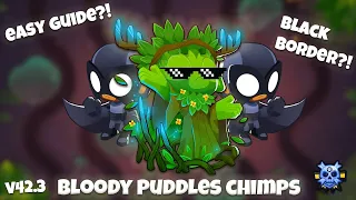 BLAST Bloody Puddles CHIMPS With Spirit of the Forest!! || Bloons TD 6 Guide (Patch 42.3)