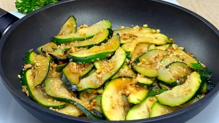 Incredibly delicious zucchini! No meat! quick and easy zucchini and egg recipe!