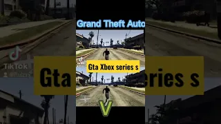 GTA 5 comparativo grafico Xbox Series S #shorts