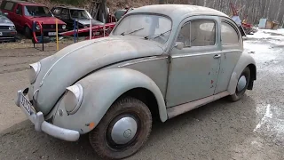 Meet the VW Beetle "Oval" 1200 Limousine 1957 after 35 year storage in a barn