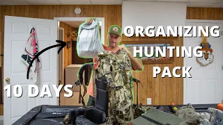 How to Pack Backcountry Hunting Pack - 10 Days