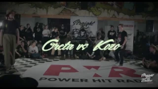 Straight End Battles | Greta vs Kozo | Popping Top 8 | 2k16