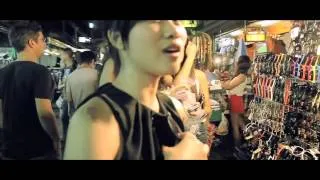 Khao San Road (Bangkok) by night - Sequence shot