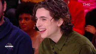 Timothée Chalamet and Armie Hammer on French TV (with English subtitles)