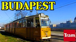 Trams in Budapest • Hungary  🇭🇺 • December 2014