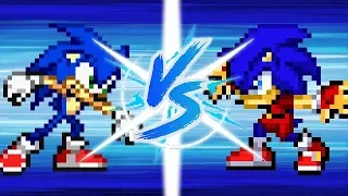 Sonic vs Avalice Sonic (Pivot Sprites Battle)