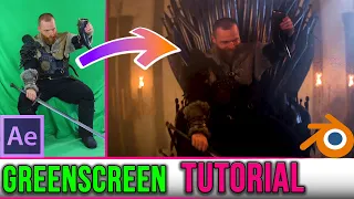 GreenScreen AfterEffects/Blender Tutorial