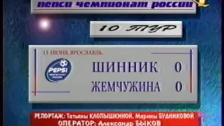 Шинник 0-0 Жемчужина. Чемпионат России 1999