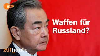 Liefert China Waffen an Russland? Experte sieht "Hinweise auf Umgehungshandel" | ZDFheute live