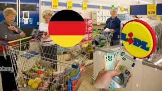 Grocery shopping at Lidl  with prices(2024) Weekly Food Budgets for a family in Germany 🇩🇪