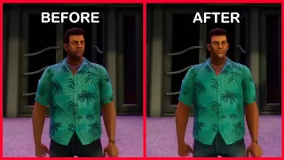 Tommy Vercetti FACE FIXED BY MODDERS GTA Vice City Definitive Edition