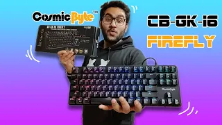 COSMIC BYTE CB-GK-16 FIREFLY | Best Budget Mechanical RGB Keyboard Under 2000/-