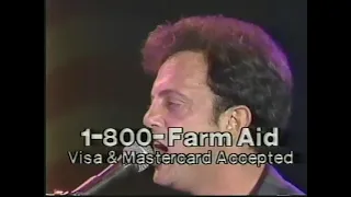 Billy Joel v1 10 Farm Aid, Champaign, IL 22 09 1985